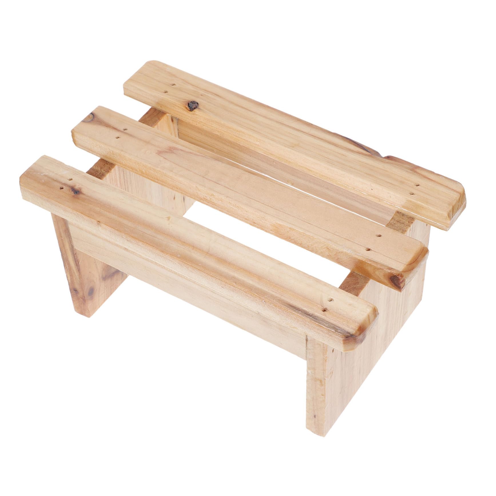 VALICLUD De Madera para Baño y Sauna Reposapiés Antideslizante Banco De Ducha Ergonómico Soporte para Relajación y Cuidado De Pies Color Natural Altura