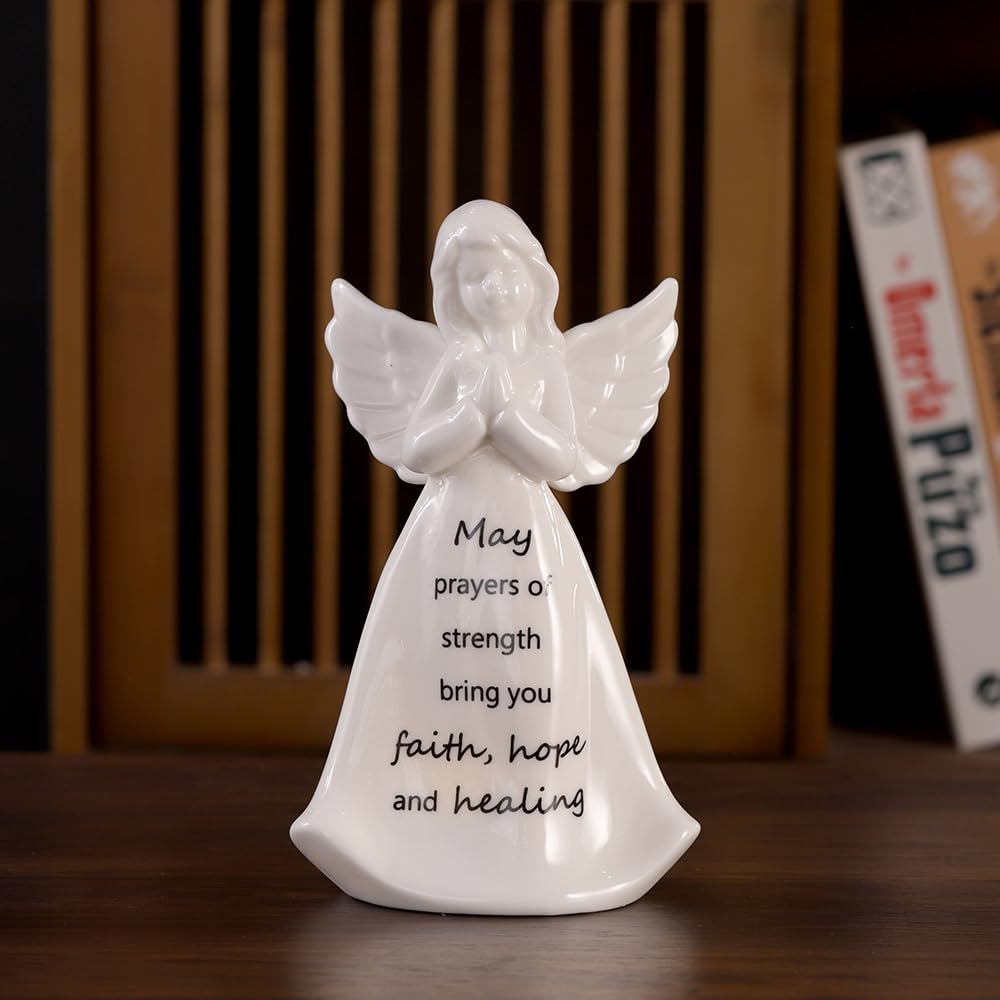 Amazon.com: ADAVAS.Y&G Ceramic Praying Angel Figurine Best Gift