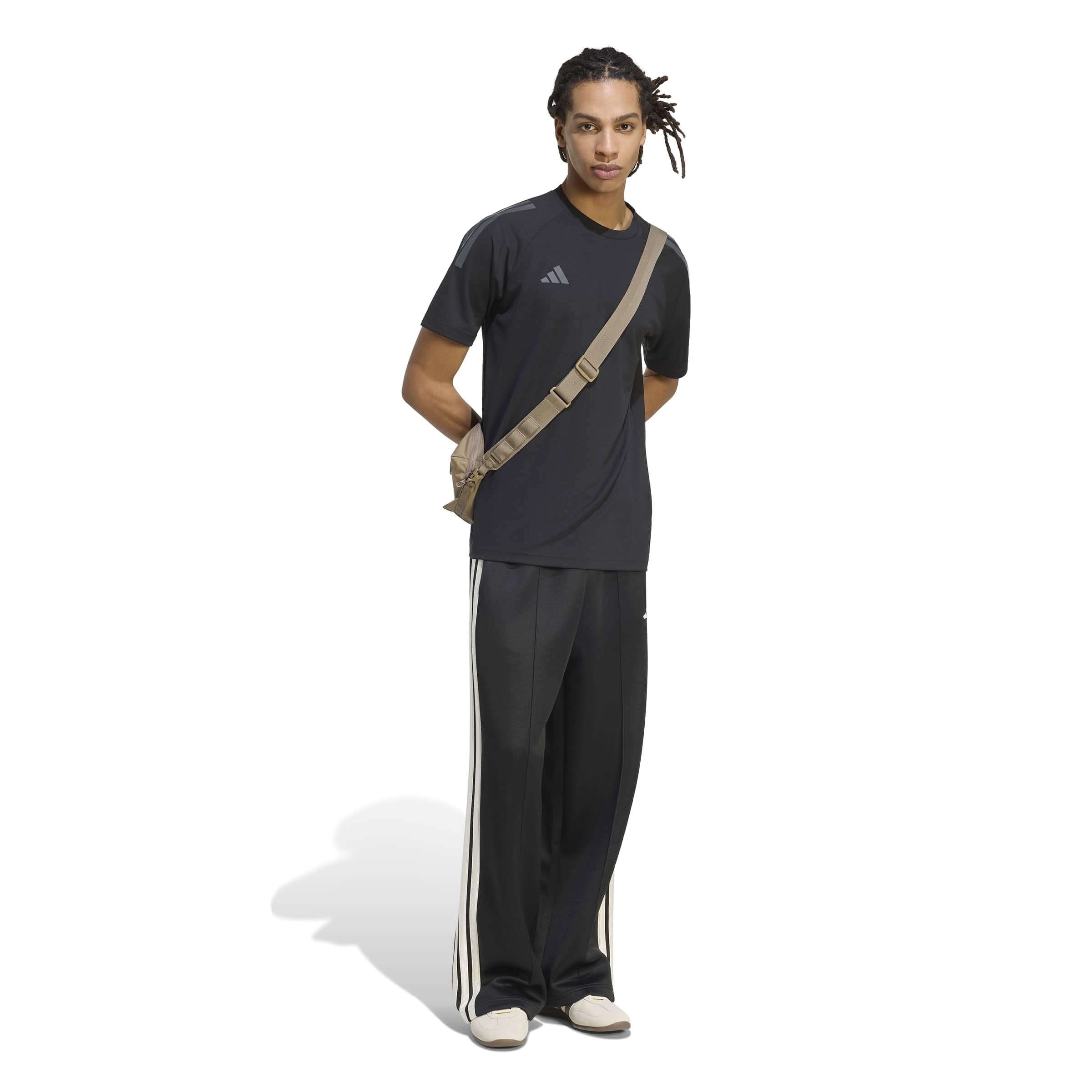 adidas Men Pantaloni Ampi Stadium Open Hem