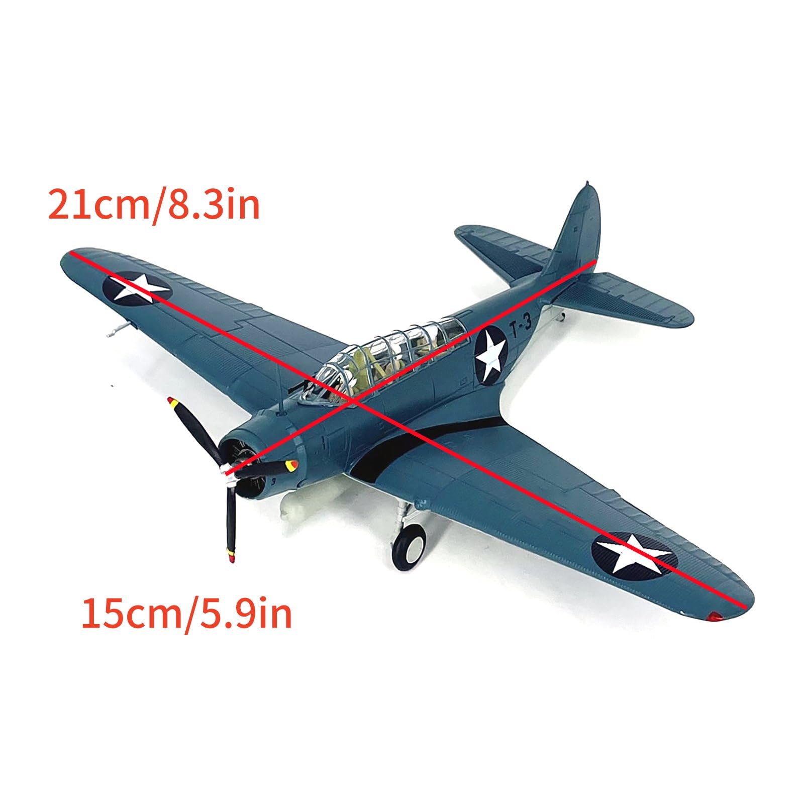 CHICHIYANG 1/72 WWII US Navy TBD Devastator Bomber Modello Lega Die-Cast Fighting Airplane Jet Souvenir per Collezione & Display