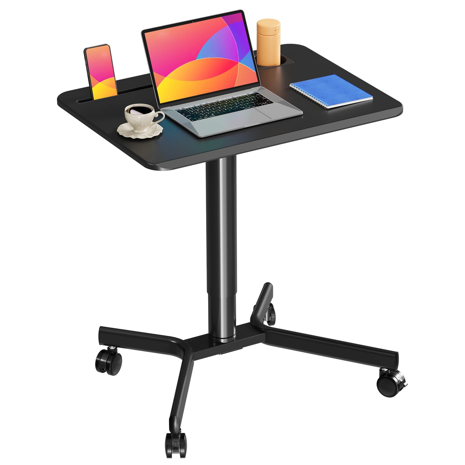Amazon.co.jp: JYLH JOYSEEKER モバイルスタンディングデスク 高さ28