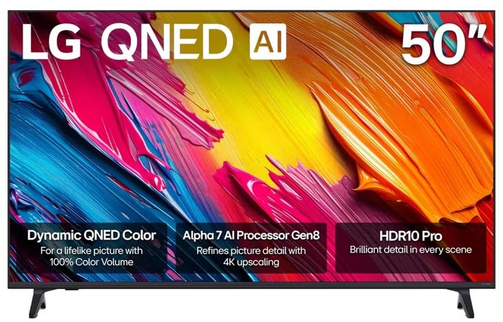 LG 50QNED70AUA 50" Class QNED AI QNED70A 4K Smart TV (2025)