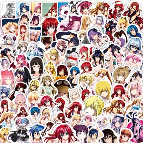 100Pcs Anime Girl Stickers for Laptops Cartoon Hot Girl Stickers for Teens Adults Kawaii Sexy Lady Decals for Water Bottles Hydroflask Scrapbooking Journaling