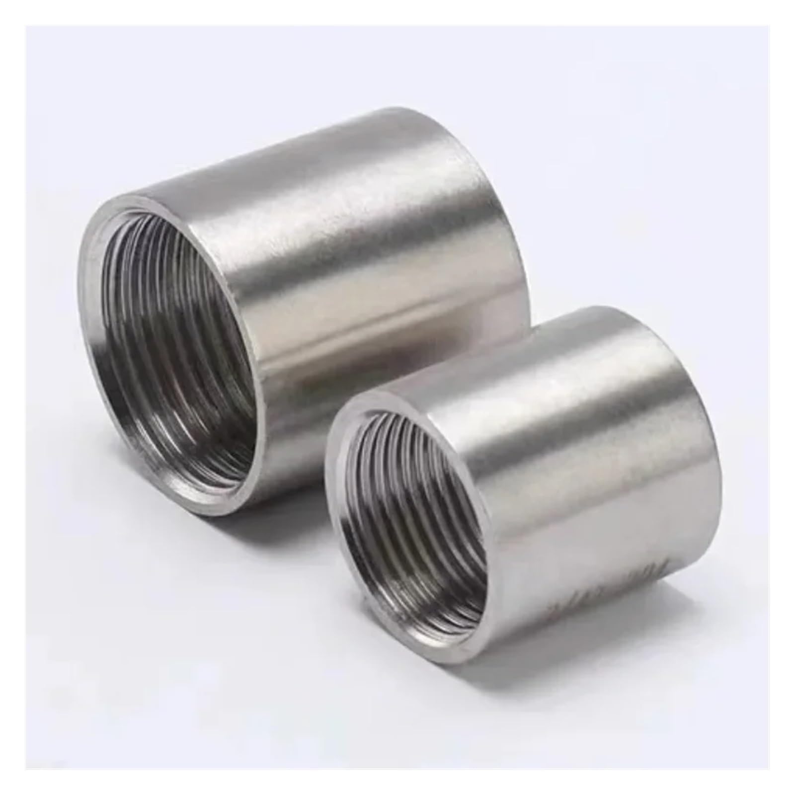 1PC 304 Stainless Steel 1/4" 3/8" 1/2" 3/4" 1" 1-1/4" 1-1/2" BSP Female Threaded Pipe Fittings Water Gas Connector Jointer(1-1/4") Brass Hose