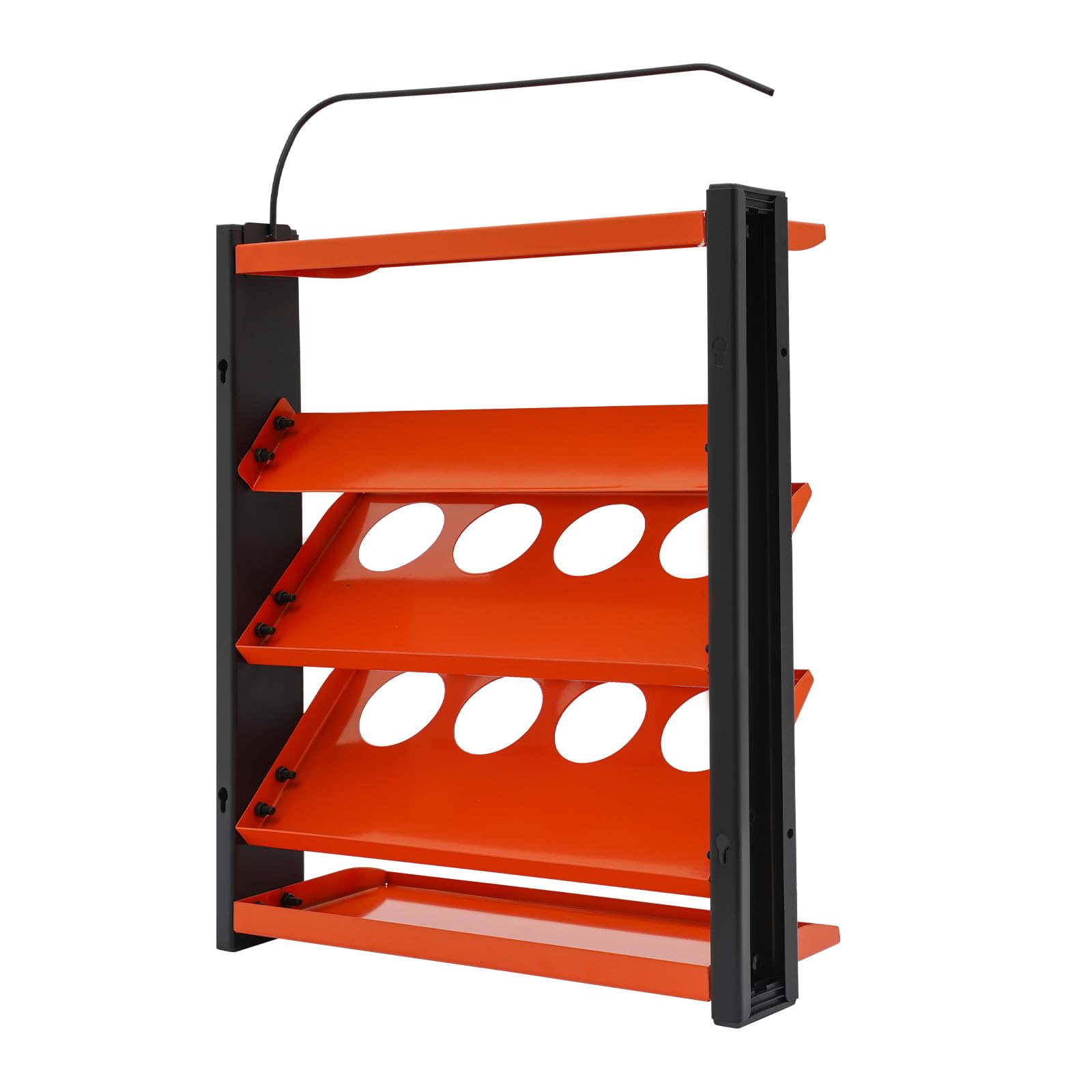 Stacja organizacyjna lakieru w sprayu, uchwyt ścienny do malowania na ścianie, uchwyt na butelkę z rozpylaczem do atelier, galerii, garaży, 44 x 16 x 50 cm