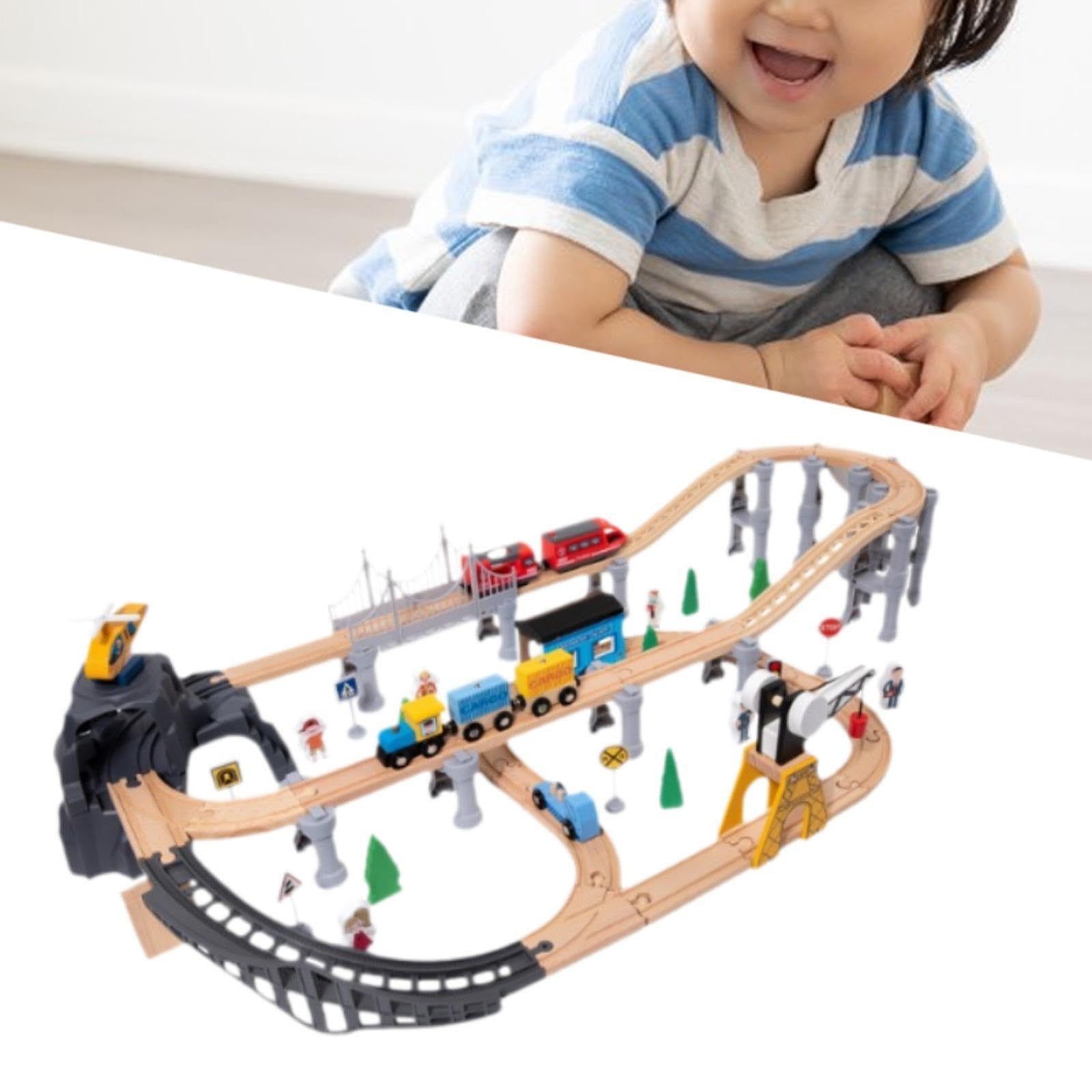 Modelleisenbahn Set, Lernspielzeug, Konstruktionsspielzeug für Mädchen