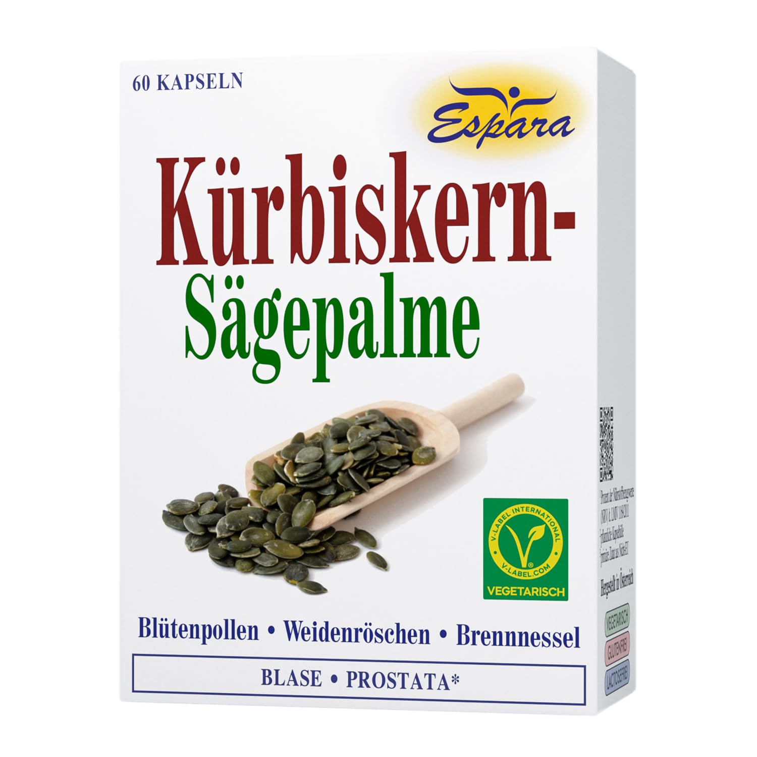 Espara Kürbiskern Sägepalme Kapseln 60St.