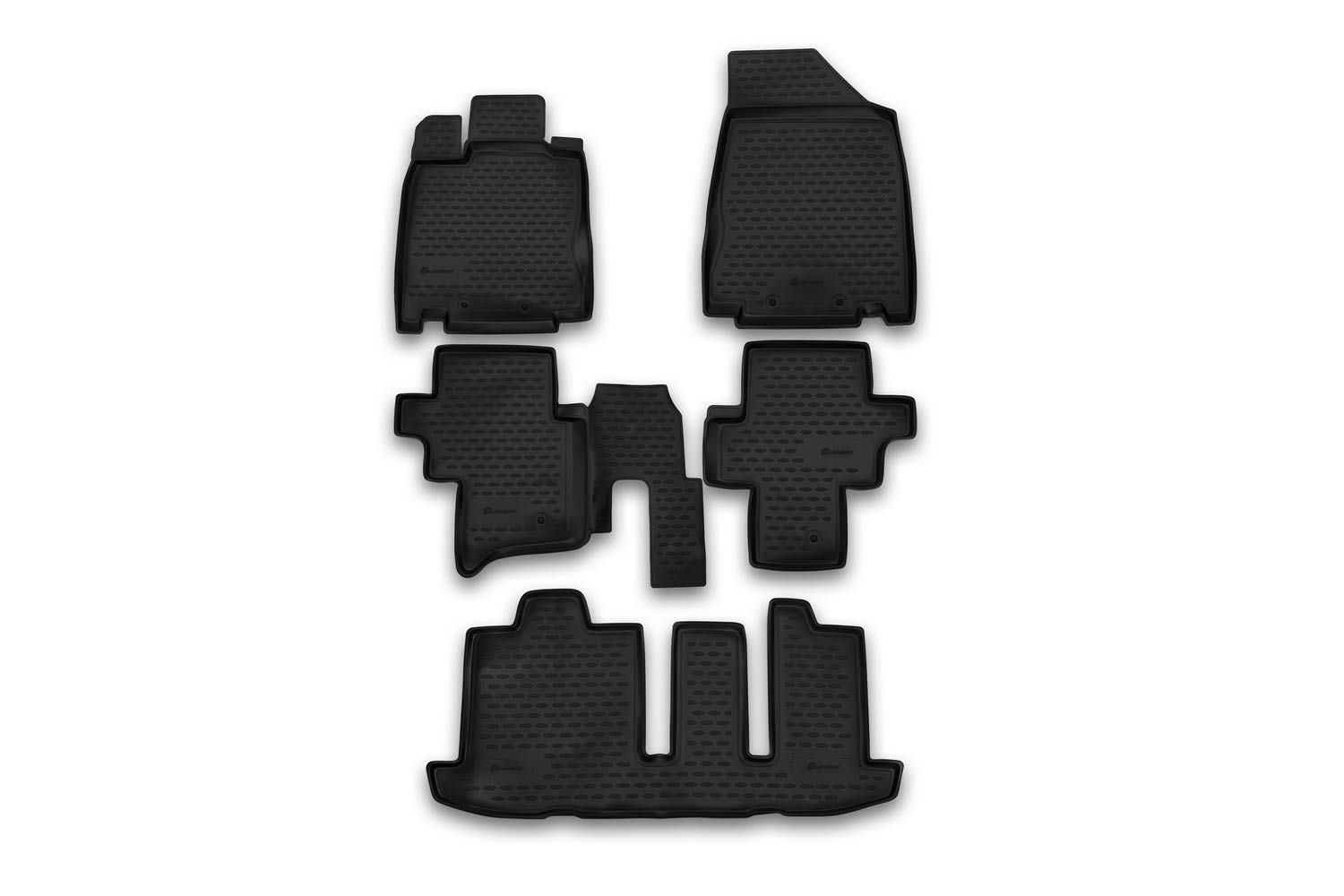 ELEMENT Alfombrillas 3D para ŠKODA Karoq 2017- | Familiar | Europa | Sin Caja Asiento | 4 Piezas — view 110