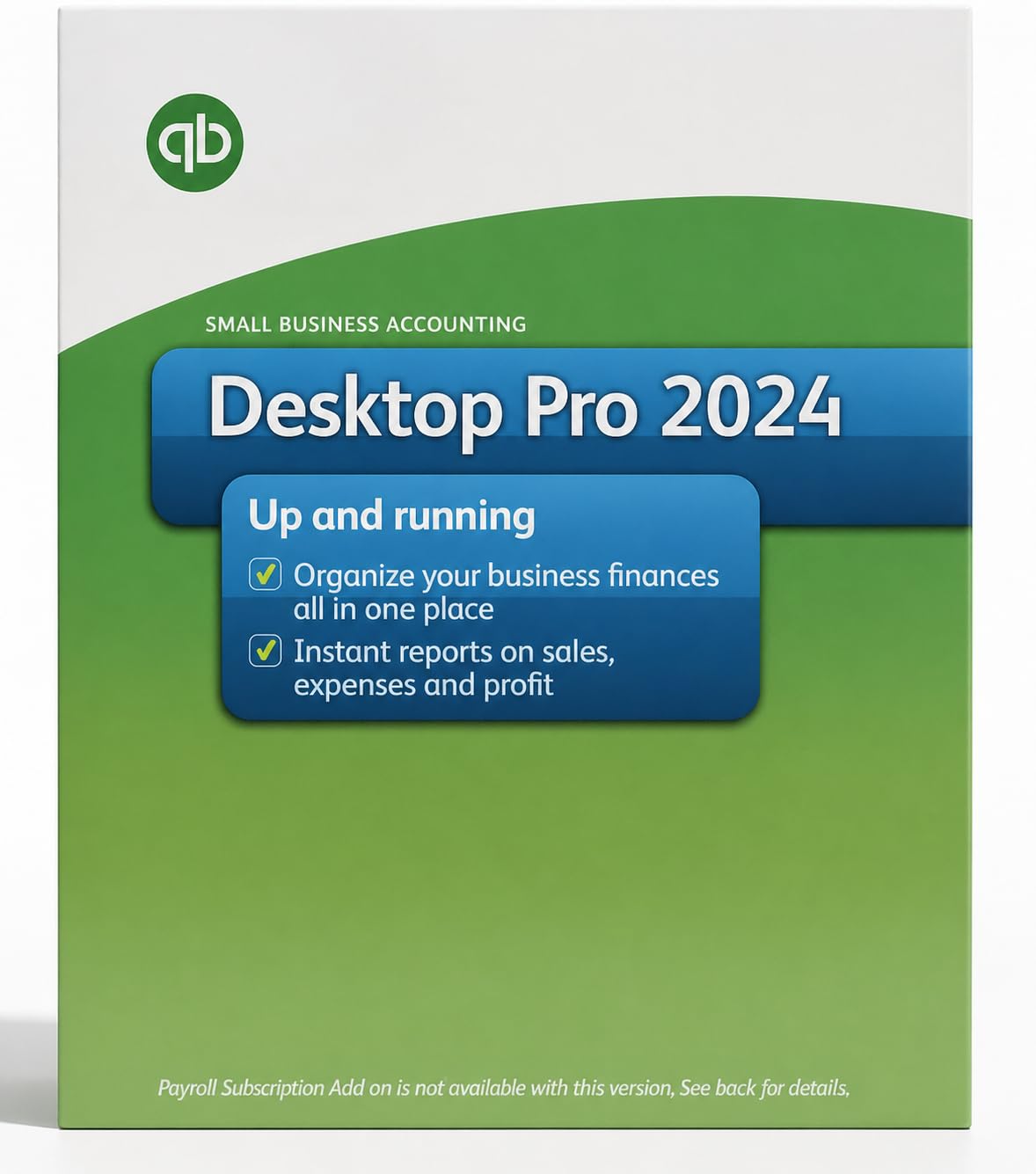 Quick Accounting Pro Books Desktop Pro 2024 Books Boxed Edition - 3 User - Full Lifetime Version