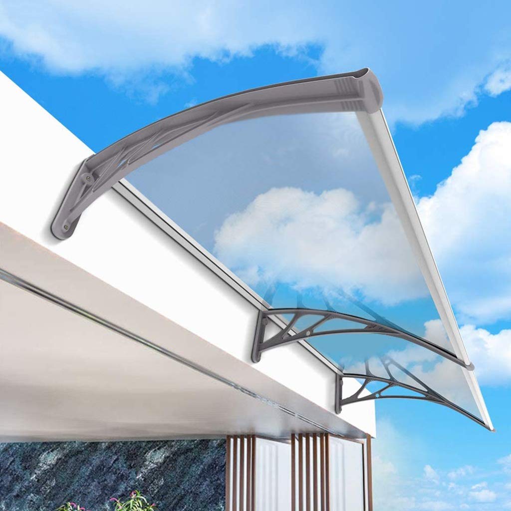 Deur Canopy Luifel Deur Canopy Awning Shelter Front Rug Porch, Deur Canopy - PC Polycarbonaat (Size : 60×60cm