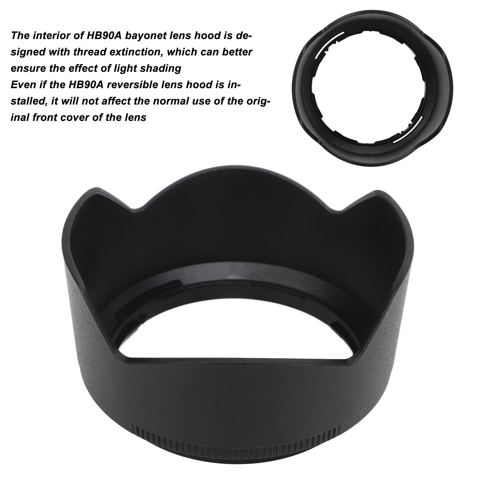 Amazon | レンズフード、ニコン用 50-250mm レンズフード、 Z DX 50 