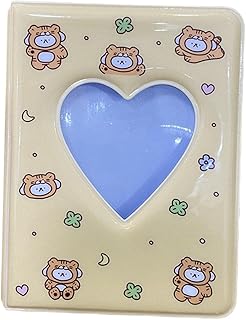 Mini álbum de fotos Love Heart Photocard Holder Book Photocard Sleeves Korean Idols Photocard Binder para presente Aniversário de de, Estilo b