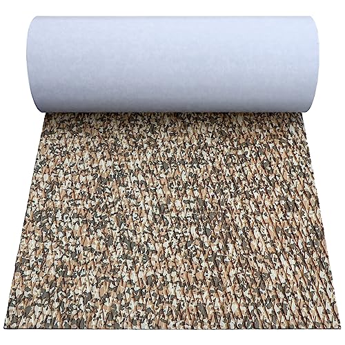 Universal Kayak Traction Pad Non-Slip Deck Grip Mat EVA Foam Boat Flooring Marine Decking, 47.2″ x 11.8″ Self-Adehsieve Trimmable Sheet for Kayaks Surfboard SUP Skimboard Cooler Tops Seating and More