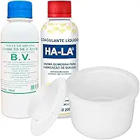Coagulante Líquido Coalho Ha-la + Cloreto de Cálcio Bela Vista + Forma Minas Padrão Parmesão 500g Fazer Queijo Caseiro