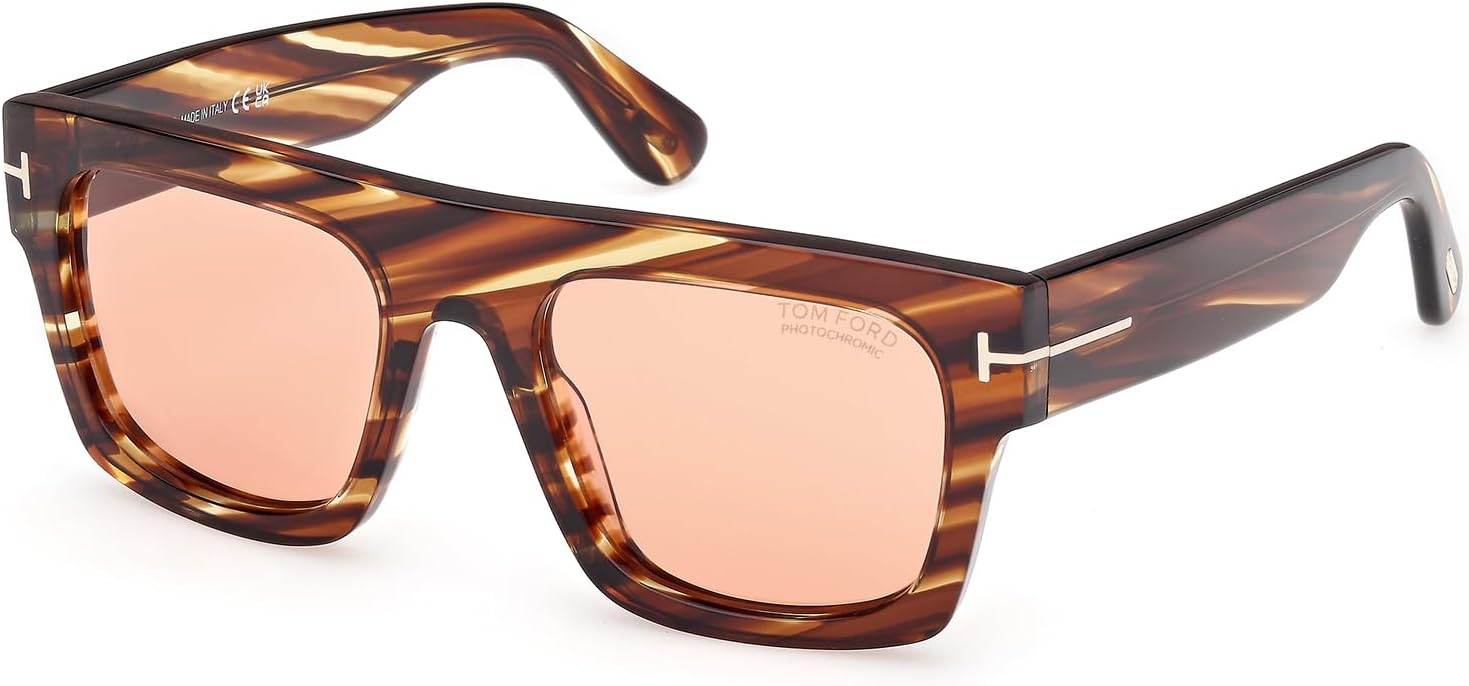 Tom Ford Fausto 53E FT0711 Men's Sunglasses Havana Lens Brown Size 53 mm - Image 1 of 4