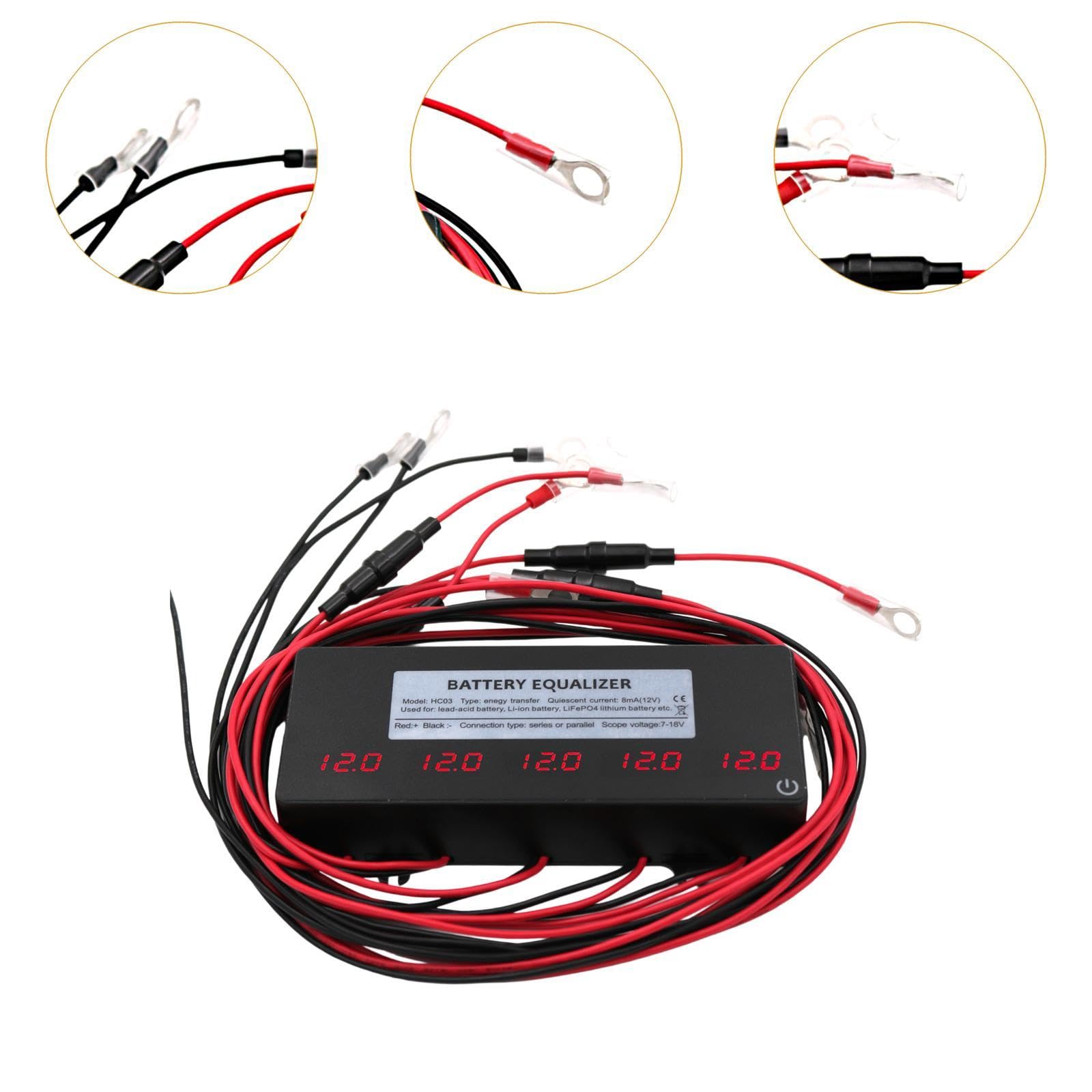 Accesorios para regulador de batería y probador portátil, con Pantalla Digital