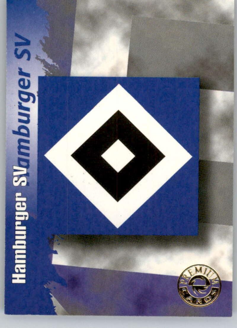1996-97 Panini Premium Bundesliga #NNO Hamburger SV TC Hamburger SV Official Soccer Card in Raw (NM or Better) Condition