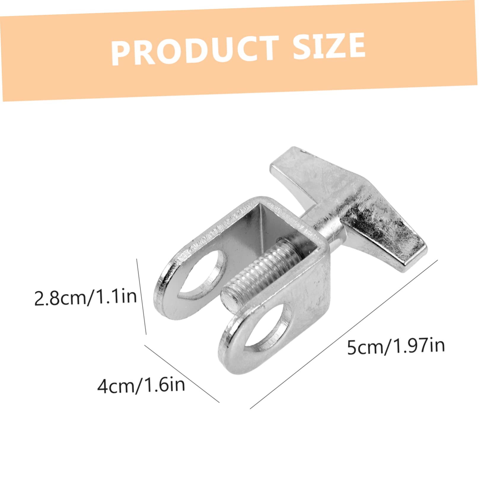 ERINGOGO Drum Kit Cowbell Clamp Adjustable Cowbell Holder for Drums Easy to Install Mounting Bracket for Bass Drum Hoop Durable and Sturdy Music Instrument Accessory