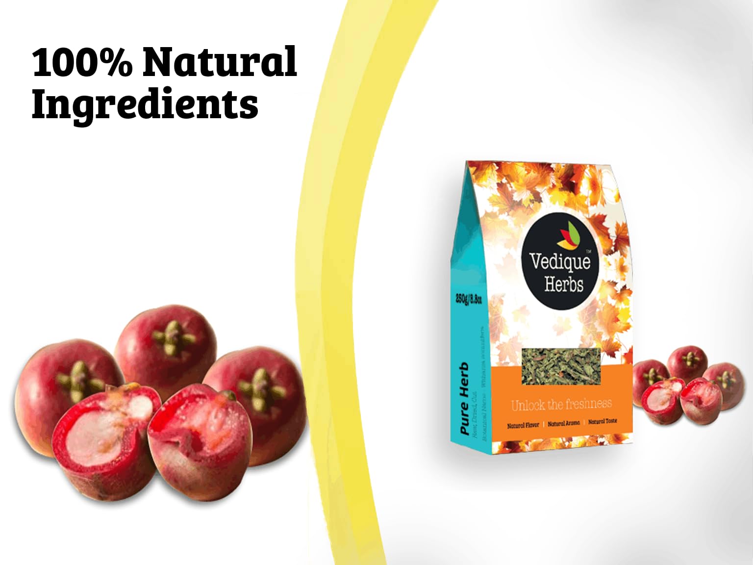 Garcinia Fruit – 250 g, roh, roh, getrocknet, T-Schnitt, Premium-Qualität