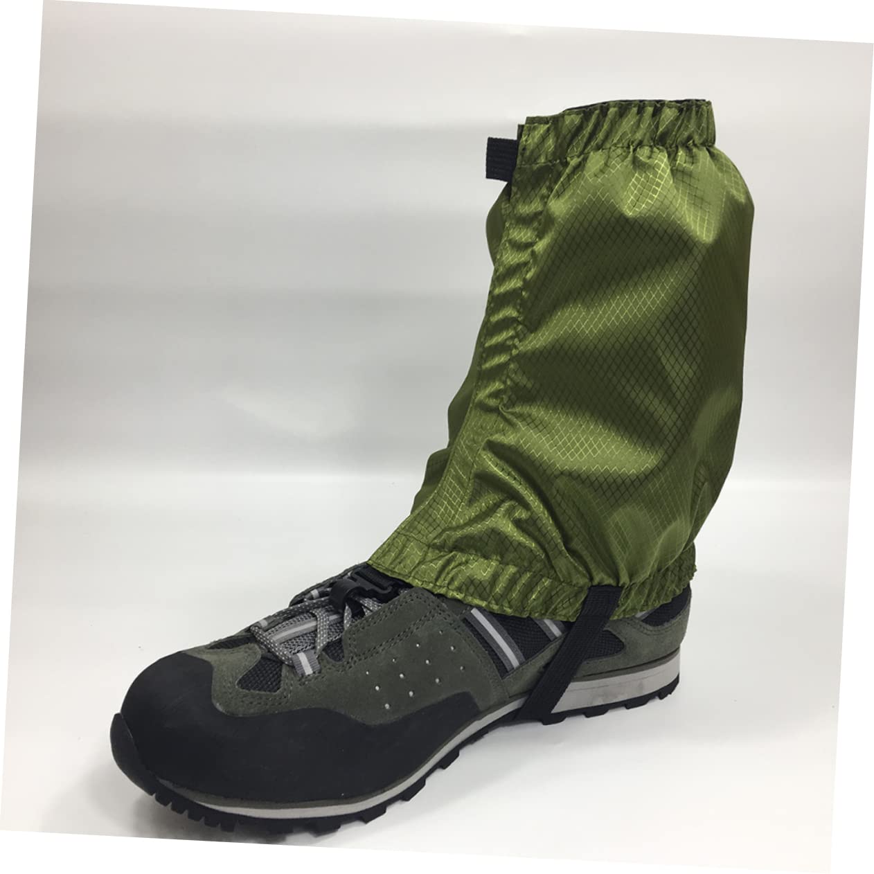 Yardwe Polaina Impermeable para Caminar Exterior Berg Rain Jacket Alzas Polainas de Arranque Polainas de Zapatos Polaina para Senderismo Aire Polainas Aire Black
