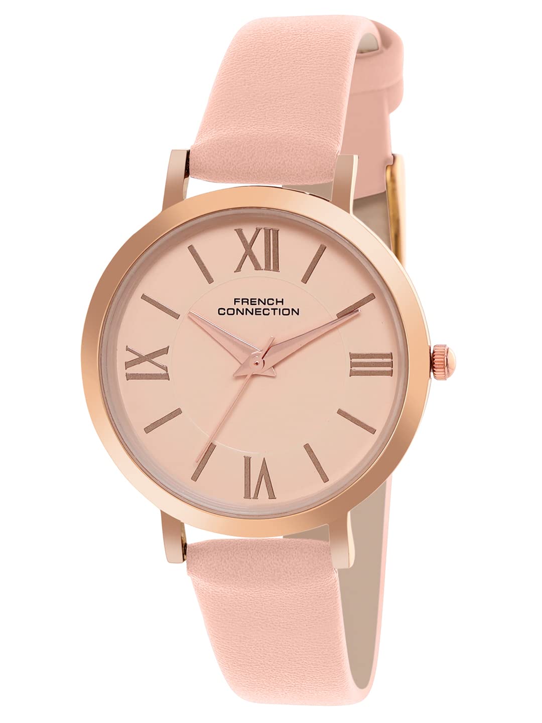French Connection Leather Analog Rose Gold Dial Womens Watch-Fcn00037D (B0B2K37841) Amazon Price History, Amazon Price Tracker