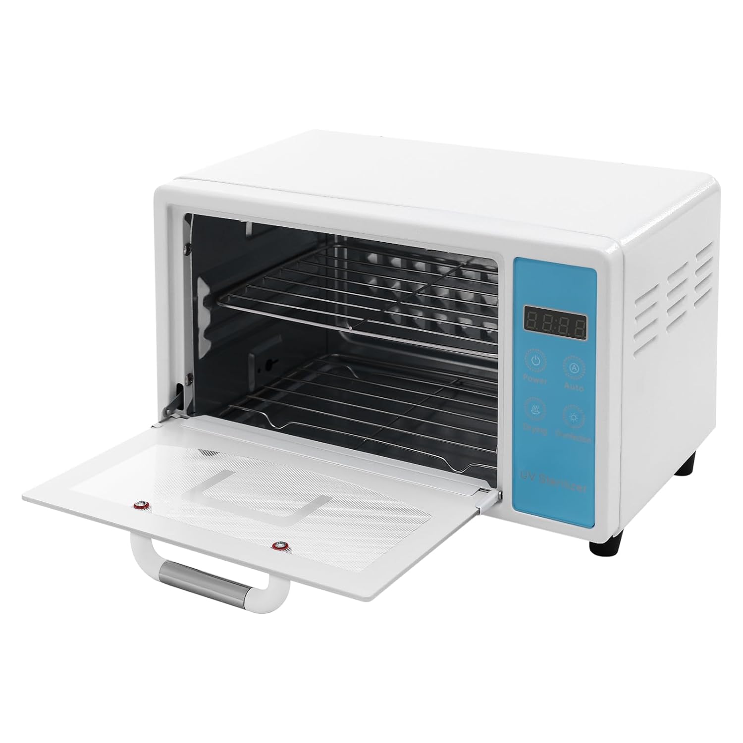 10L Large Capacity Cleaning Machine for Nail Tools, UV Light Nail Tools Cleaning Machine, Cleaning Cabinet for Home Use, Barbers, Beauty Salons, and Spas, 110V 160W (Blue)