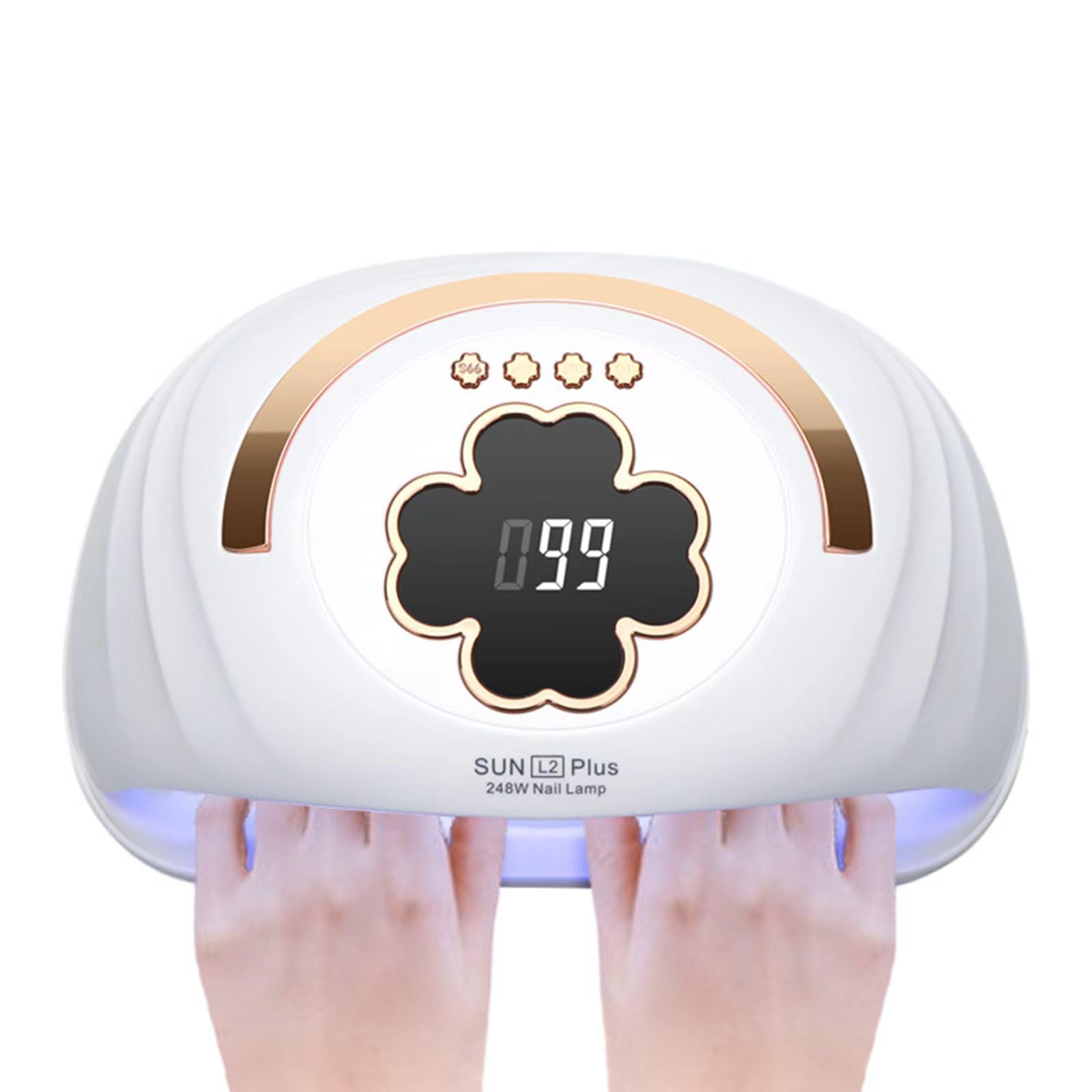 Amazon.com : UV LED Nail Lamp for Two Hand, 248W Large Space UV