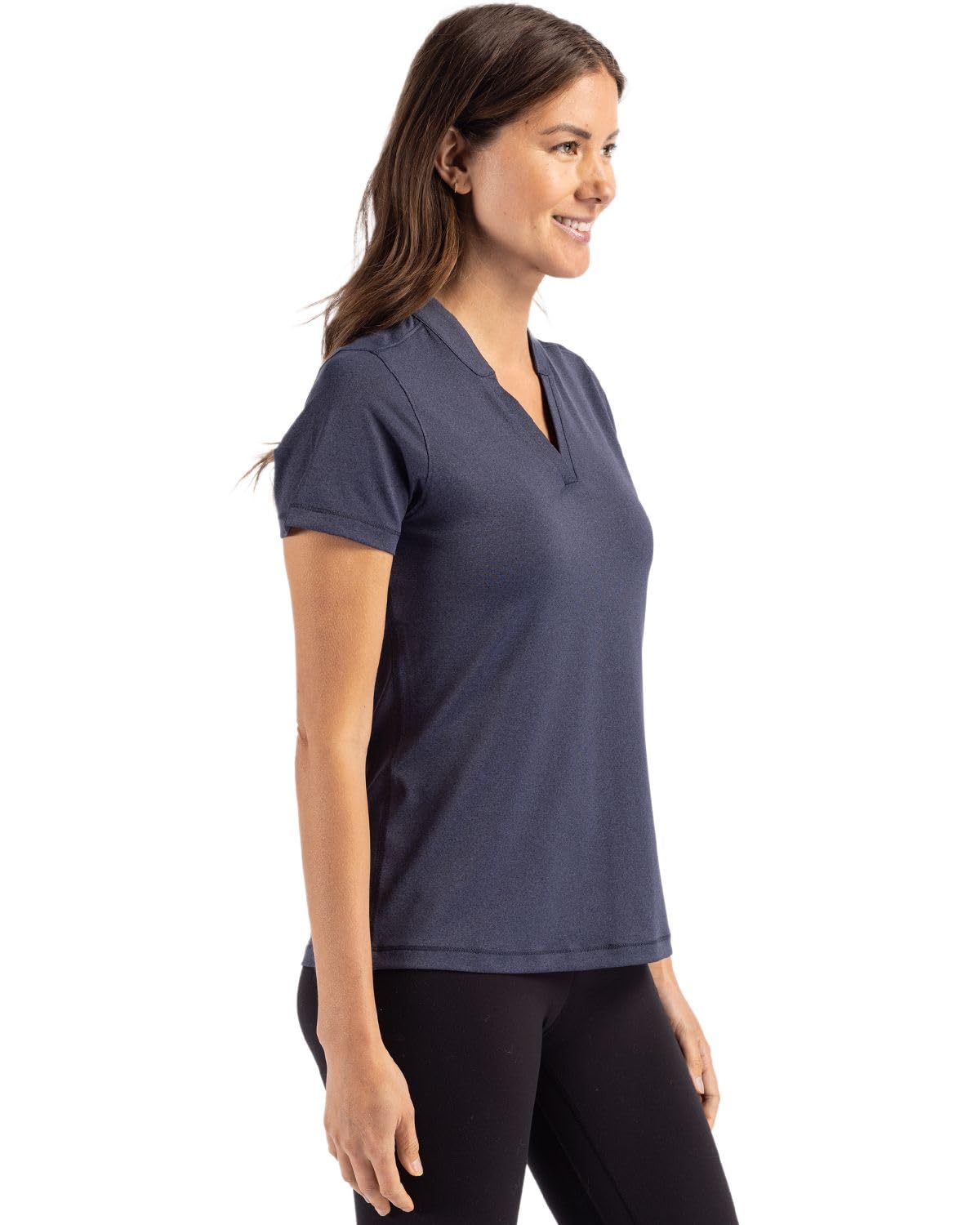 Cutter & Buck Forge Heathered Stretch Blade Top para Mujer