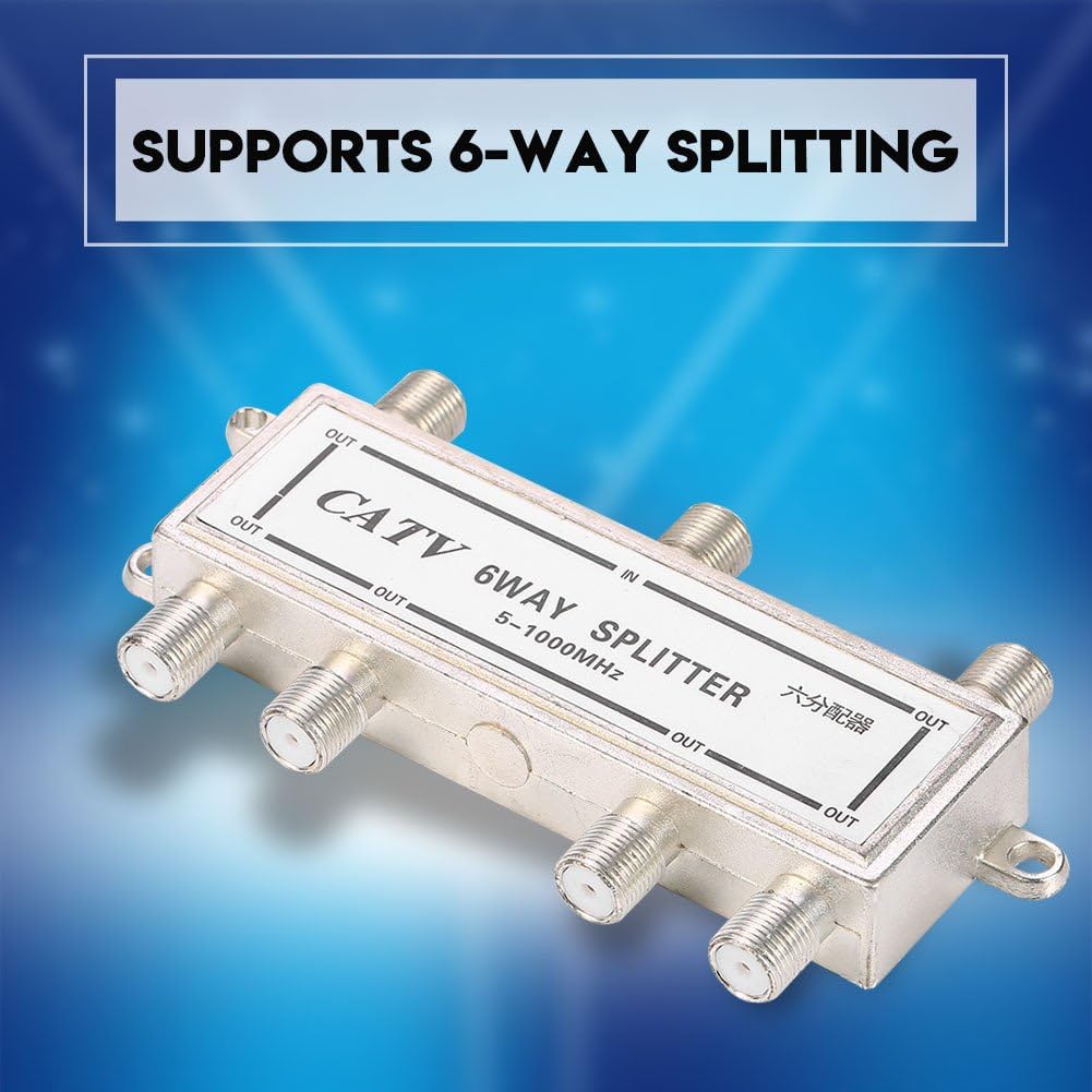 6 Way Splitter, Bidirectional Digital Coax Cable Kuwait Ubuy