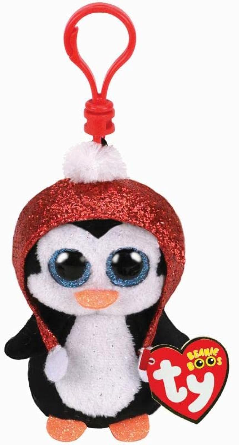 TY 35223 Gale Penguin Boo Key Clip Xmas 2019, multicolor , color/modelo surtido