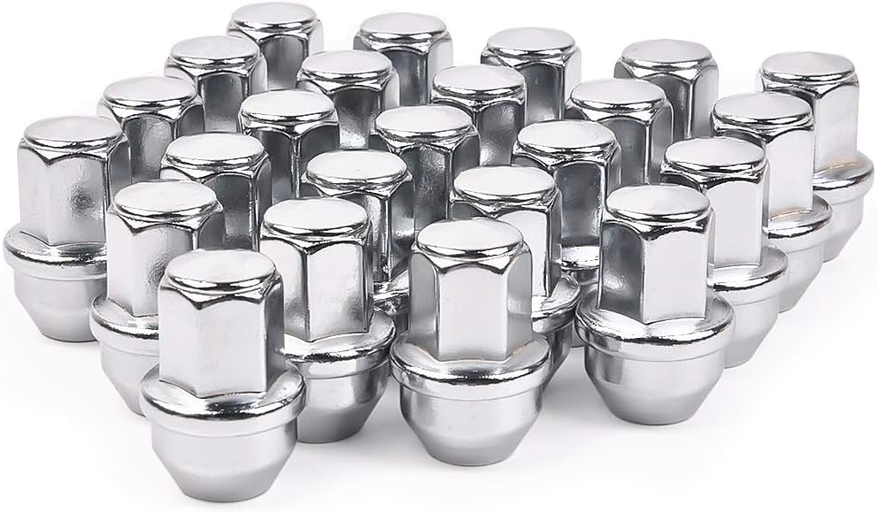 MIKKUPPA 24pcs M14x1.5 OnePiece Chrome OEM Factory Style