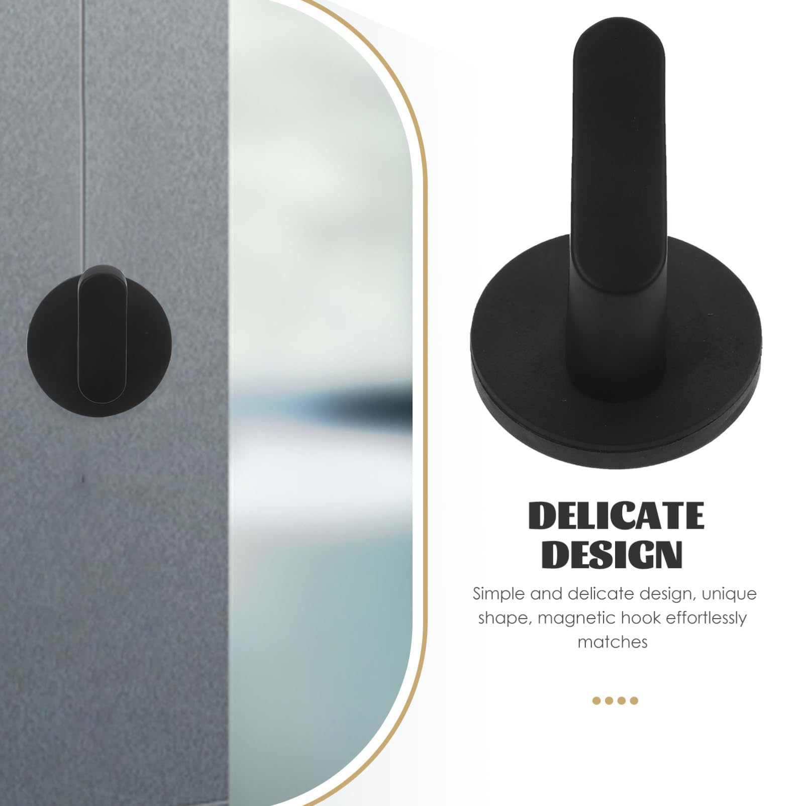 5piezas Ganchos Magnéticos De Alta Resistencia Para Refrigerador Ganchos De Cocina Multifuncionales Para Colgar Llaves Toallas y Artículos Pequeños Diseño Práctico y Seguro
