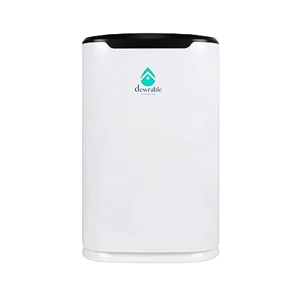 Dewrable? Air Purifier | Removes 99.97% harmful bacteria & viruses | Best-in-class Air Quality Sensors | True HEPA13 Filter | Sleek & Stylish Design | Light weight & Silent Operation | 4-Stage Purification