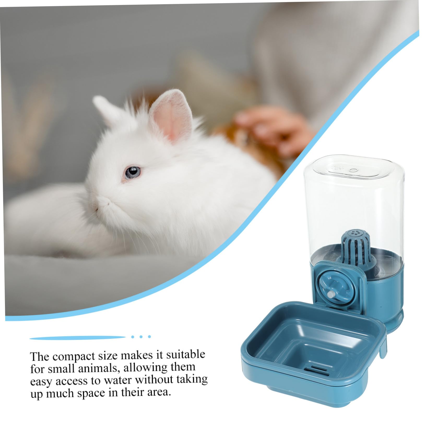 Dispenser per Animali Domestici Appeso Gabbia Bottiglia Anti-perdita Grande Capacità con Filtro Adatto a Conigli Criceti Porcellini Furetti Facilmente Pulibile e Portatile