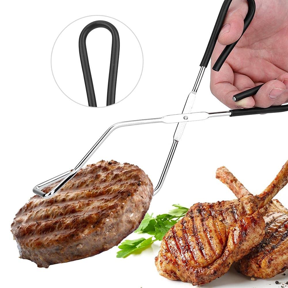 Pinze da Cucina 1pc Metallo Buffet Barbecue Pinze da Cucina BBQ Bistecca Carne Cibo Insalata Clip