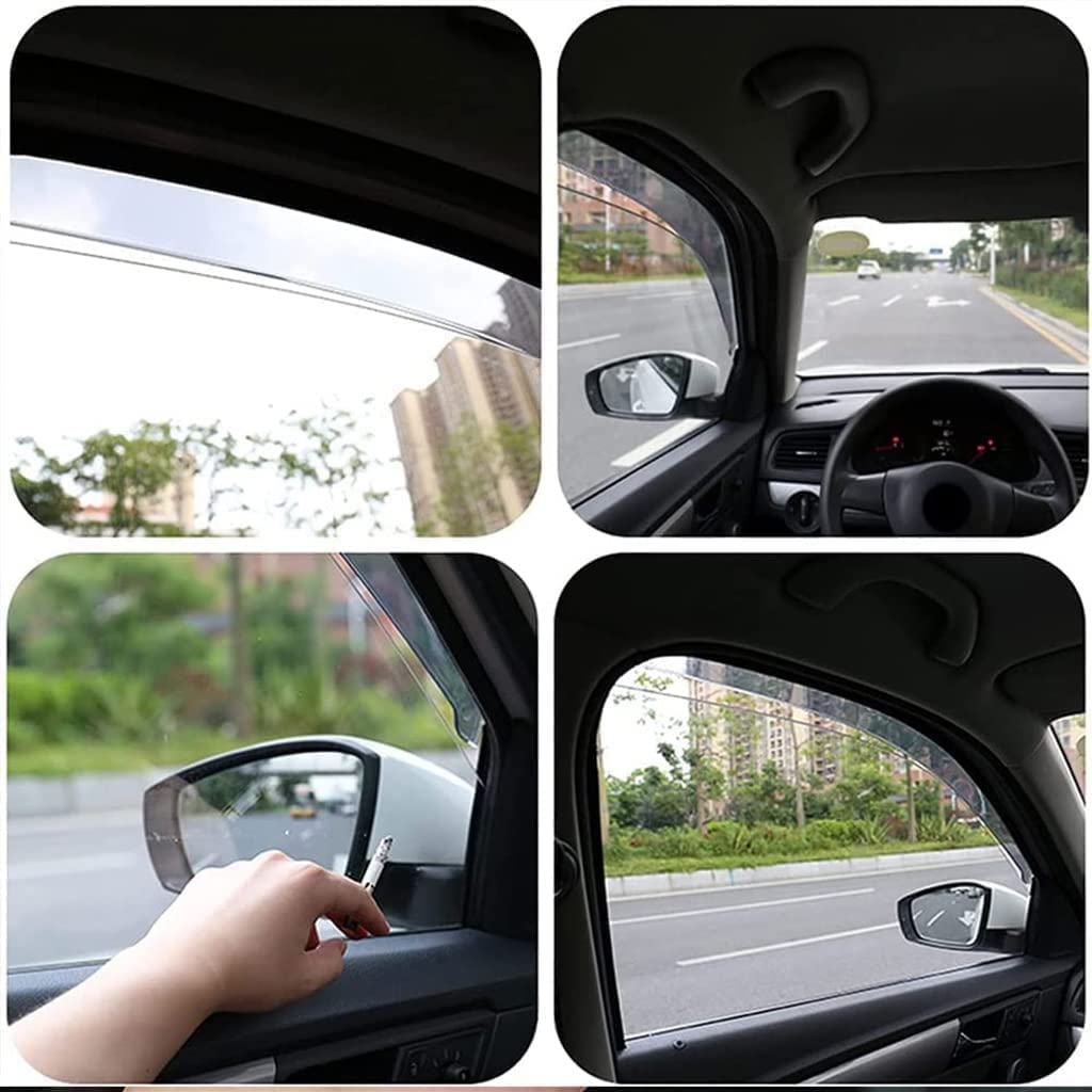 Déflecteurs De Vitre Pour Audi Q7 2006-2015 - Set De 4, Acrylique Galvanisé, Aérodynamiques, Réduction Du Bruit Et De La Pluie