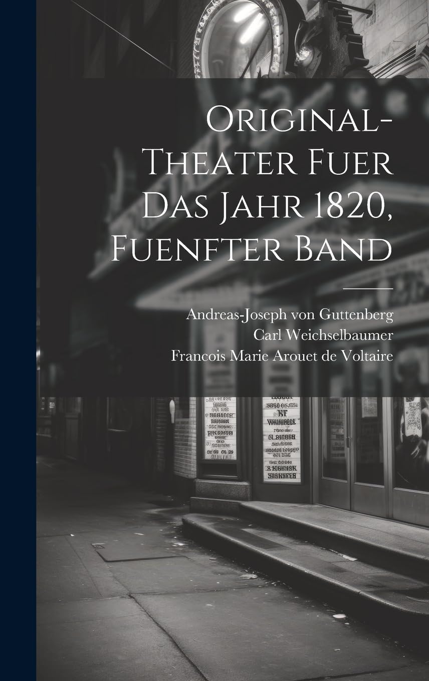 Original-Theater fuer das Jahr 1820, fuenfter Band
