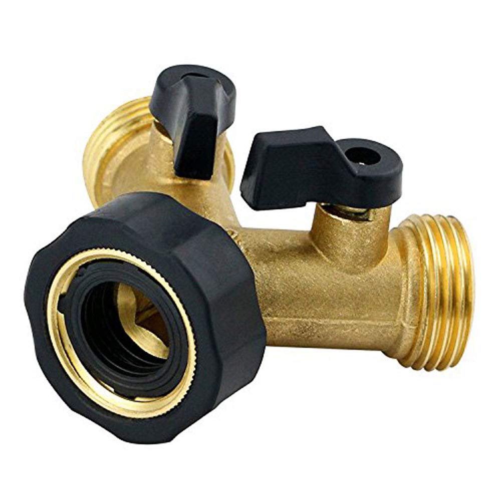 BEBUSINGOTO Divisori Per Tubi Da Giardino In Ottone, Connettori Per Tubi Flessibili A 4 Vie Valvole Di Commutazione Per Distributori Dacqua 87229408