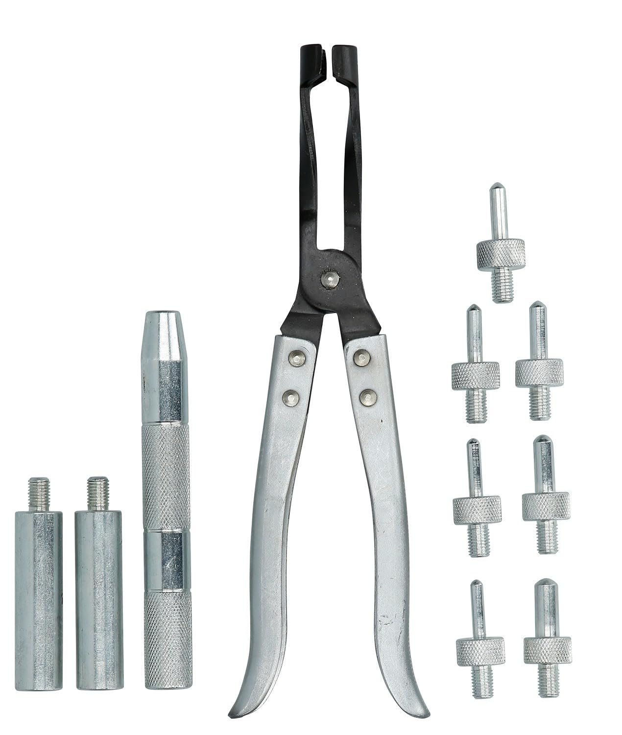 BRILLIANT TOOLS BT541100 Ventildichtung-Ausbau und Installationss atz [Powered by KS TOOLS], Mit Stabilem Blauen Transportkoffer, 11-Tlg.