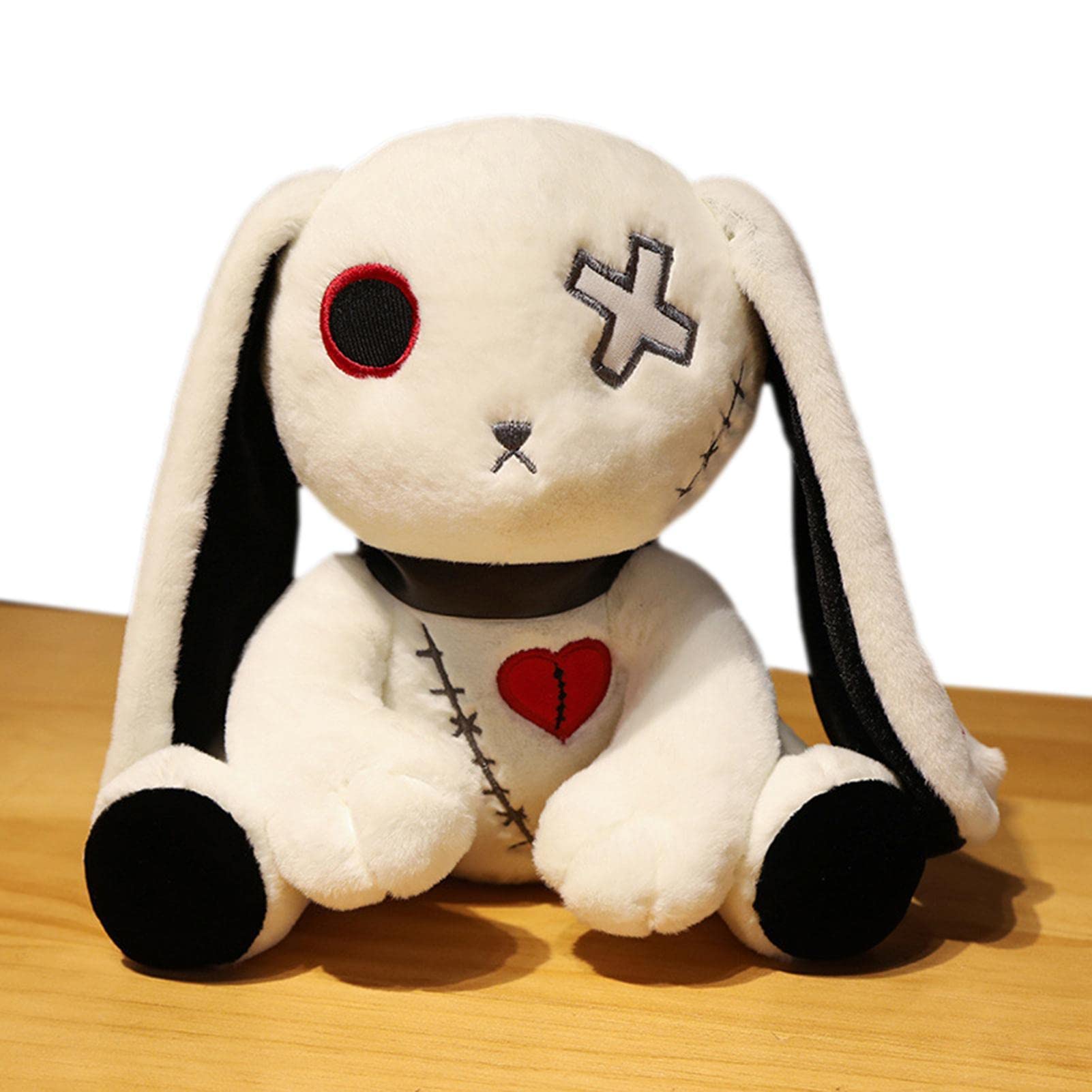 AIFEN Halloween Rabbit Plush Toy,Halloween Bunny Stuffed Rabbit | Halloween Dreadful Bunny Stuffed Pillow Huggable Bunny Dolls for Kid Adult