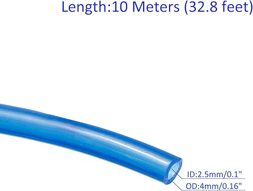 Miniatura 7 de Tubo neumático manguera de línea de poliuretano para compresor de aire, se aplica a la transferencia de líquido de agua (0.197 in de diámetro