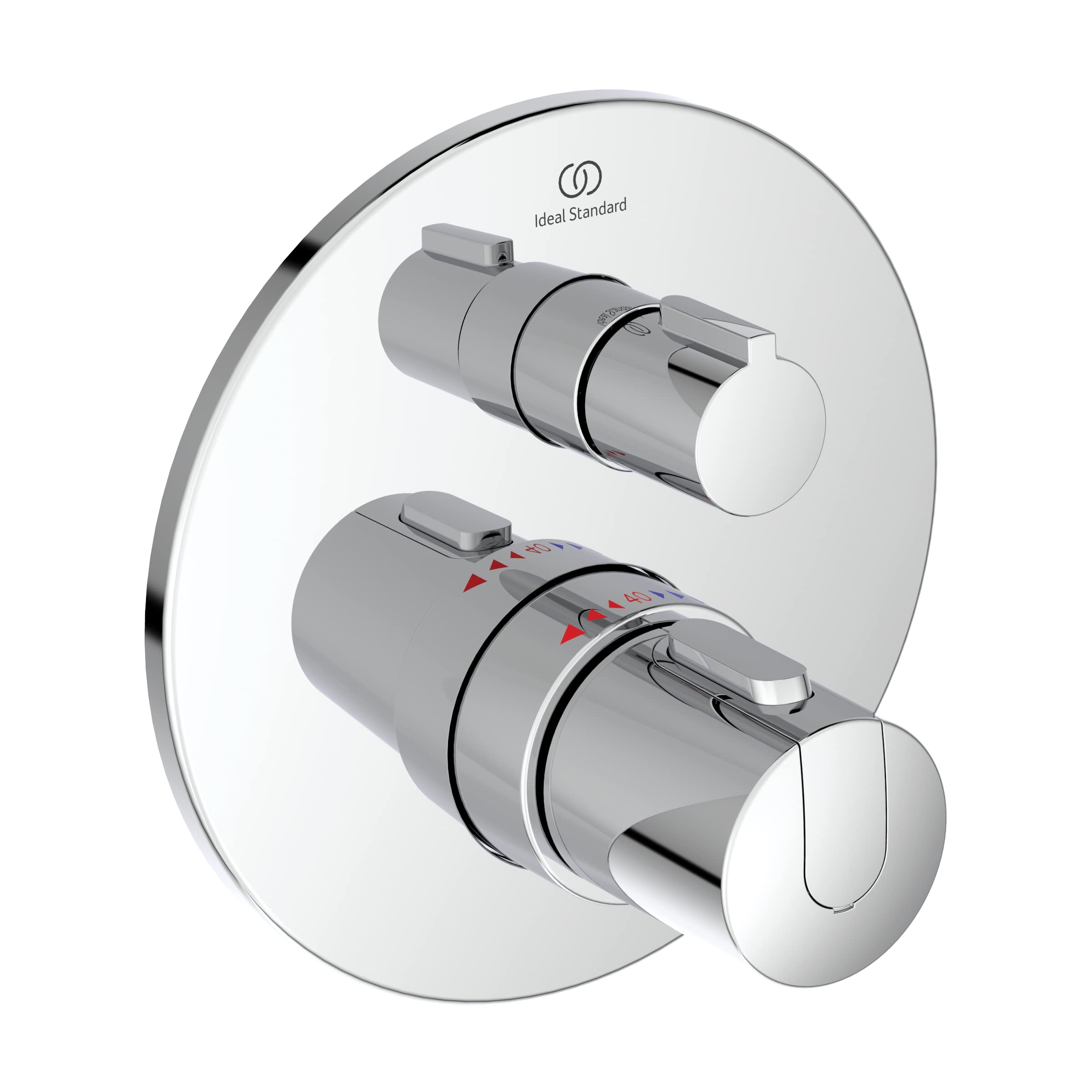 Ideal Standard Chrome-Plated - Ceratherm T100 Thermostatic Single Concealed Shower Mixer Tap Chrome
