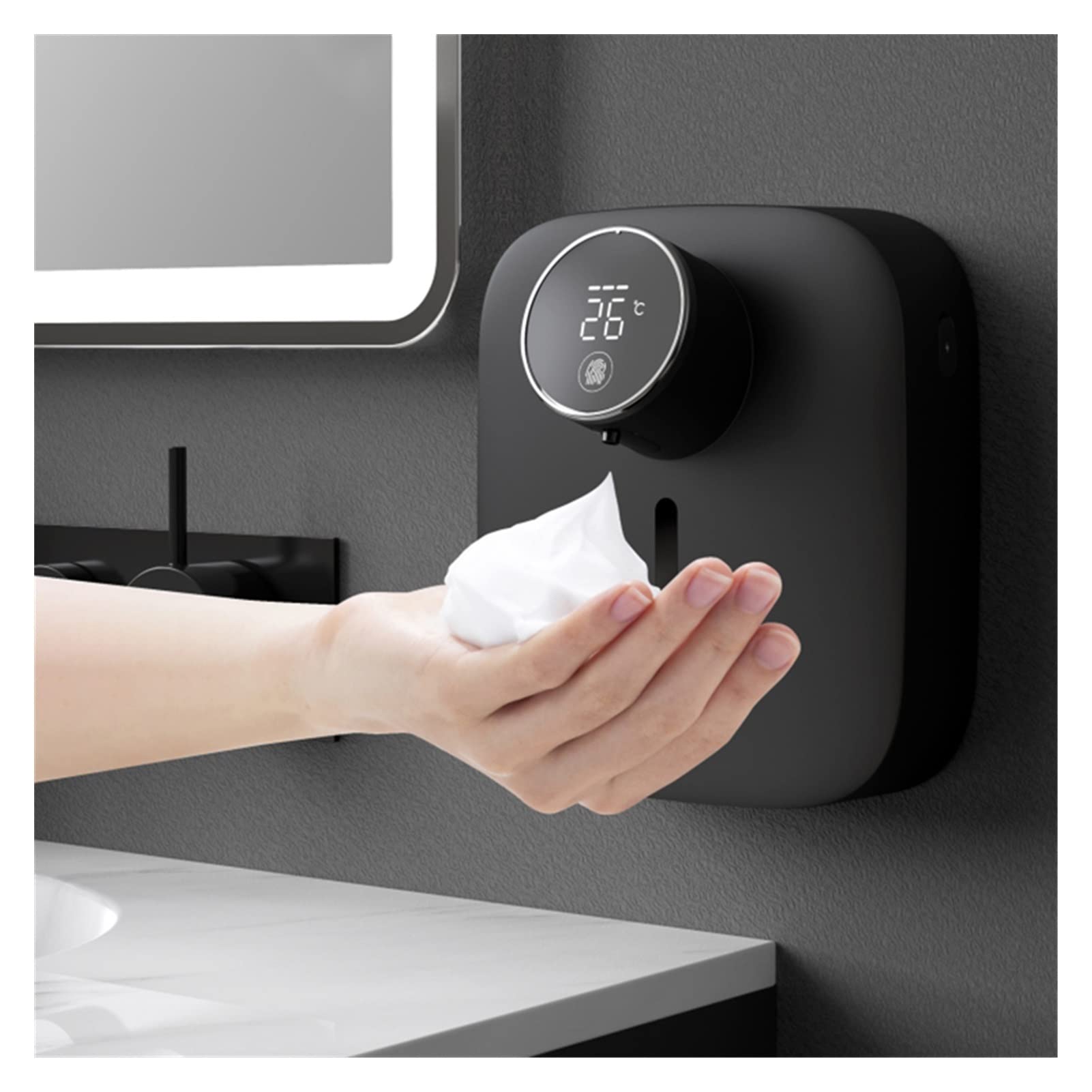 Handhygiëne Automatische Vloeibare Zeep Dispenser Aanraakvrije Sensor Schuimzeep