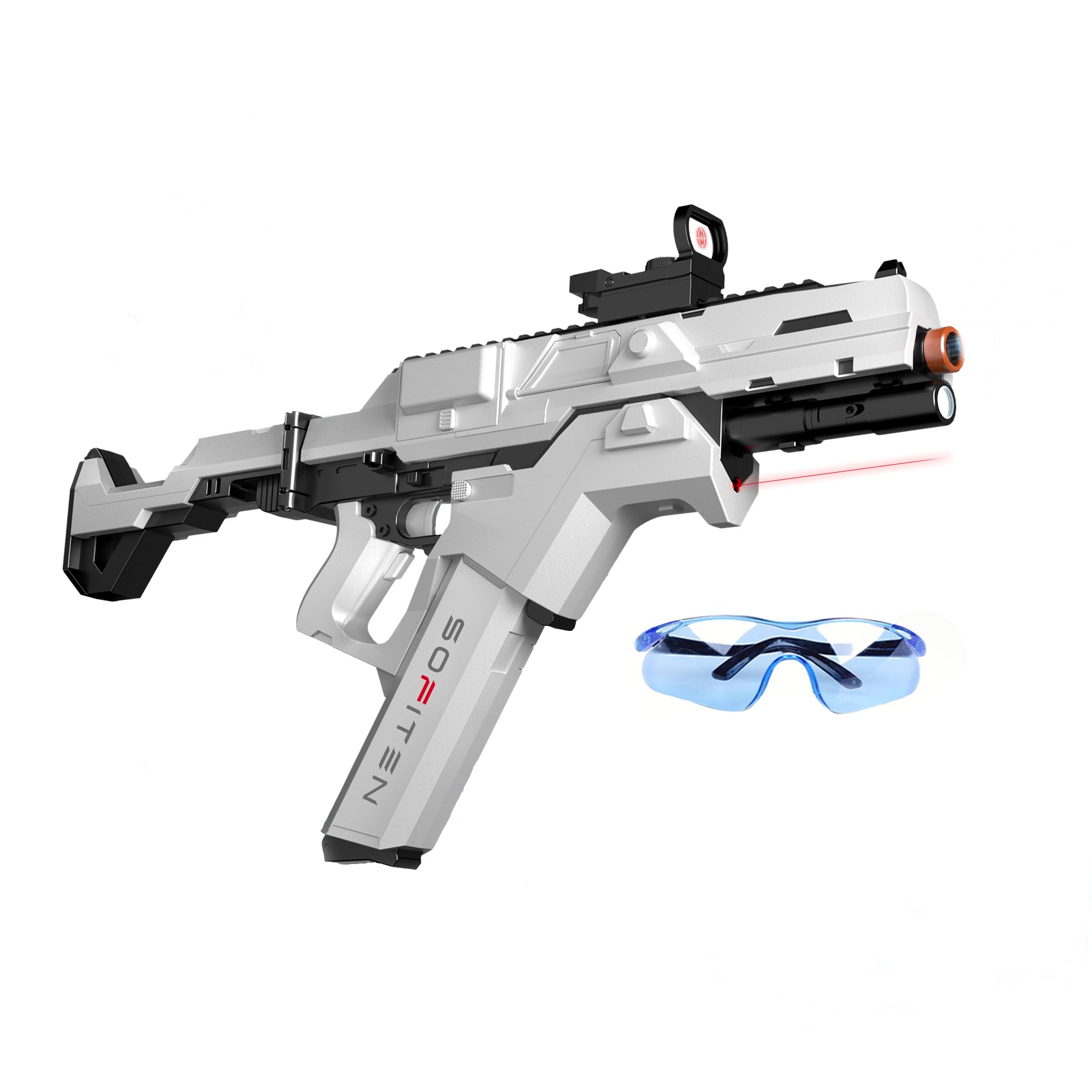 Automatic Gel Ball Blaster Sniper Rifle High Speed 200+ FPS Electric Gel Gun for Outdoor Shooting Game Summer Birthday Gifts Ages 14+