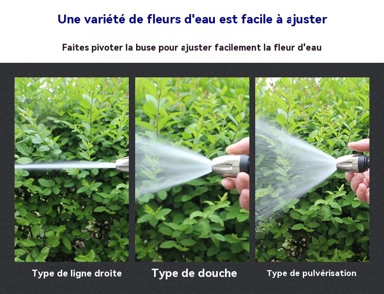 Jet Haute Pression Pour Tuyau D'Arrosage - Nettoyeur Turbo Washer Puissant Pour Jardin