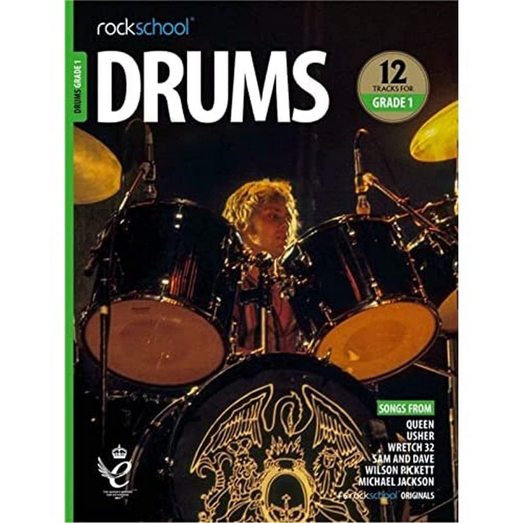 Rockschool Drums Grade 1 (2018) Paperback – 31 August 2018