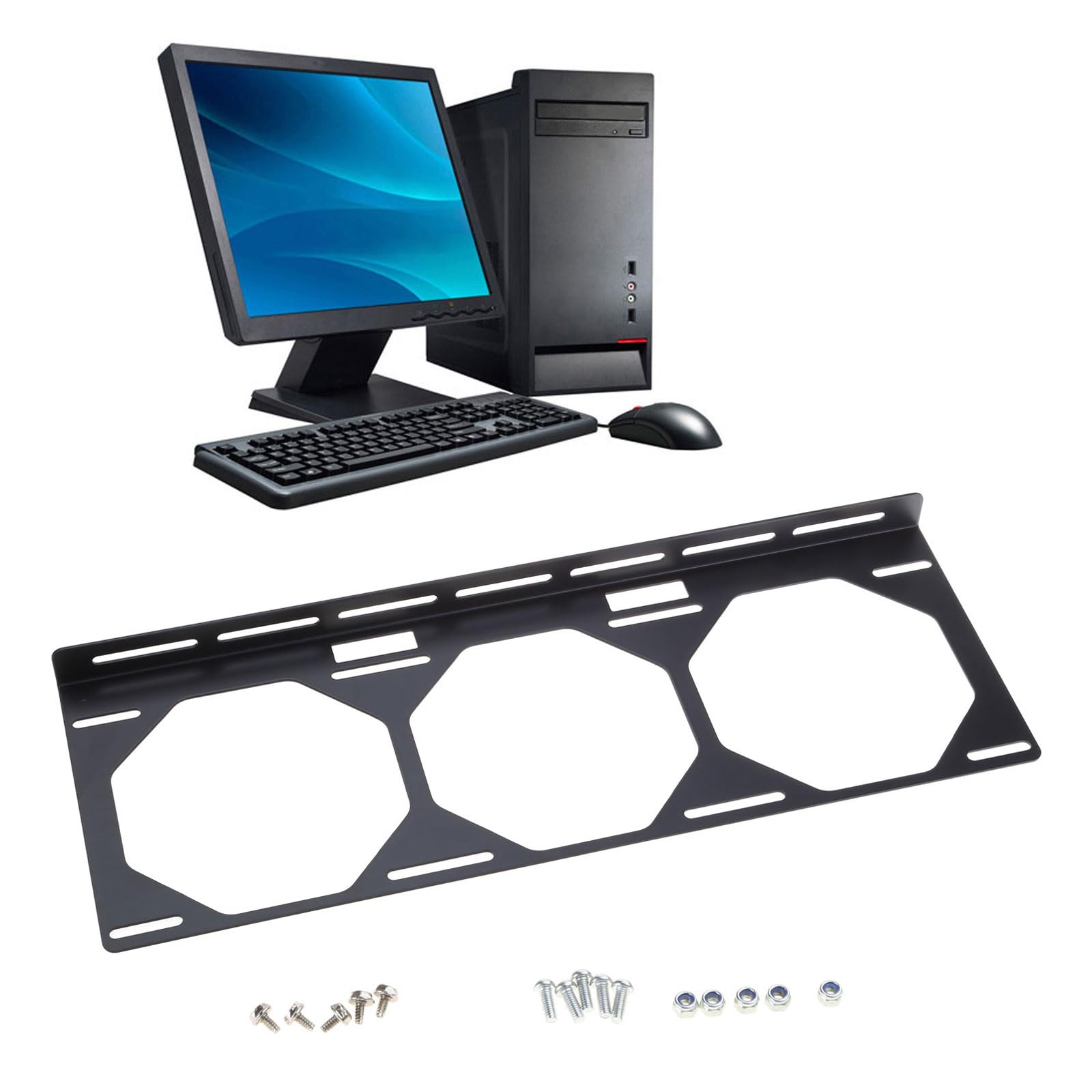 COPLKY Fan Radiator Holder for 120MM 240MM 360MM Radiator Mount Bracket for Computer Case Accessory