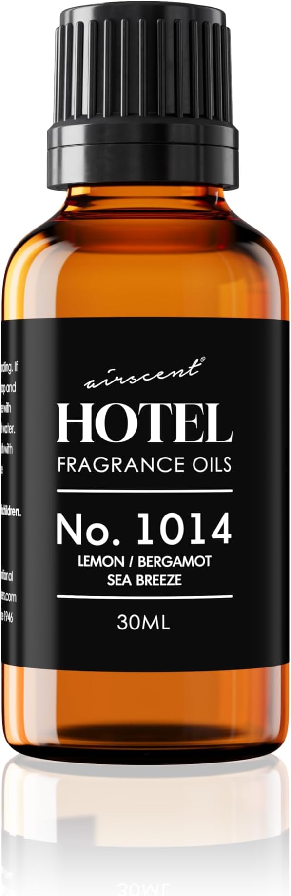 AirScent Hotel Diffuser Oil No. 1014 - The Iconic 5-Star Hotel Coastal Blend - Lemon Bergamot Sea Breeze - 30 mL Fragrance Oil for Ultrasonic and Waterless Diffusers and Crafting