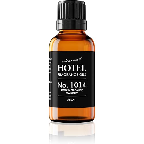AirScent Hotel Diffuser Oil No. 1014 Inspired by The Iconic 5-Star Hotel Coastal Blend - Lemon Bergamot Sea Breeze - 30 mL Fragrance Oil for Ultrasonic and Waterless Diffusers and Crafting
