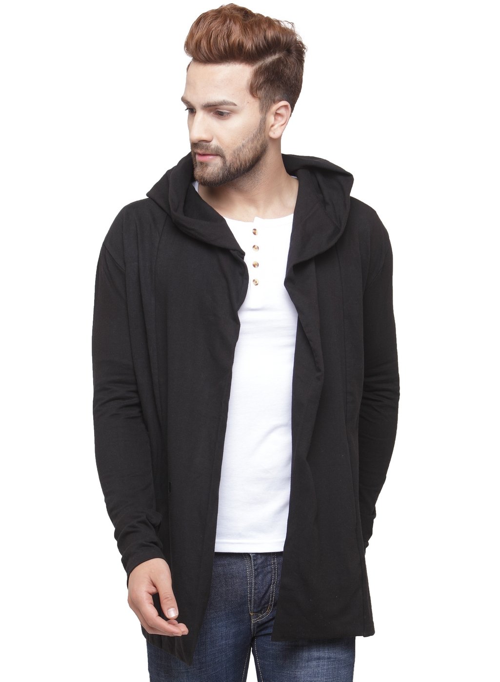 ben martin Men's Cotton Blend Hooded Cardigan-picture-37